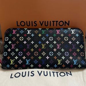Louis Vuitton Black Multicolored Insolite Wallet